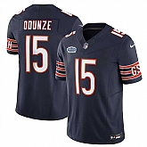 Men & Women & Youth Chicago Bears #15 Rome Odunze Navy 2024 With Draft Patch F.U.S.E. Vapor Stitched Jersey,baseball caps,new era cap wholesale,wholesale hats