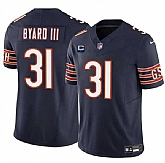 Men & Women & Youth Chicago Bears #31 Kevin Byard III Navy 2024 F.U.S.E. With 1-star C Patch Vapor Untouchable Limited Stitched Jersey,baseball caps,new era cap wholesale,wholesale hats