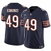 Men & Women & Youth Chicago Bears #49 Tremaine Edmunds Navy 2024 F.U.S.E. With 2-star C Patch Vapor Untouchable Limited Stitched Jersey,baseball caps,new era cap wholesale,wholesale hats