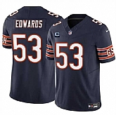 Men & Women & Youth Chicago Bears #53 T.J. Edwards Navy 2024 F.U.S.E. With 1-star C Patch Vapor Untouchable Limited Stitched Jersey,baseball caps,new era cap wholesale,wholesale hats