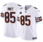 Men & Women & Youth Chicago Bears #85 Cole Kmet White 2024 F.U.S.E. With 1-star C Patch Vapor Untouchable Limited Stitched Jersey,baseball caps,new era cap wholesale,wholesale hats