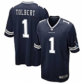 Men & Women & Youth Dallas Cowboys #1 Jalen Tolbert Navy Blue Vapor Limited Jersey,baseball caps,new era cap wholesale,wholesale hats