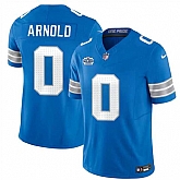 Men & Women & Youth Detroit Lions #0 Terrion Arnold New Blue 2024 With Dradt Patch F.U.S.E. Vapor Limited Stitched Jersey,baseball caps,new era cap wholesale,wholesale hats