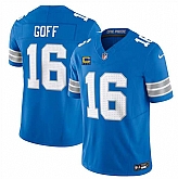 Men & Women & Youth Detroit Lions #16 Jared Goff Blue 2024 F.U.S.E. With 4-Star C Patch Vapor Limited Stitched Jersey,baseball caps,new era cap wholesale,wholesale hats