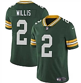 Men & Women & Youth Green Bay Packers #2 Malik Willis Green Vapor Limited Stitched Jersey,baseball caps,new era cap wholesale,wholesale hats