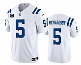 Men & Women & Youth Indianapolis Colts #5 Anthony Richardson White 2024 F.U.S.E. With 2-Star C Patch Vapor Limited Stitched Jersey,baseball caps,new era cap wholesale,wholesale hats