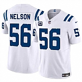 Men & Women & Youth Indianapolis Colts #56 Quenton Nelson White 2024 F.U.S.E. With 4-Star C Patch Vapor Limited Stitched Jersey,baseball caps,new era cap wholesale,wholesale hats