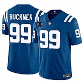 Men & Women & Youth Indianapolis Colts #99 DeForest Buckner Blue 2024 F.U.S.E. With 4-Star C Patch Vapor Limited Stitched Jersey,baseball caps,new era cap wholesale,wholesale hats