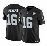 Men & Women & Youth Las Vegas Raiders #16 Jakobi Meyers Black 2024 F.U.S.E 65th Anniversary Patch Vapor Stitched Jersey,baseball caps,new era cap wholesale,wholesale hats