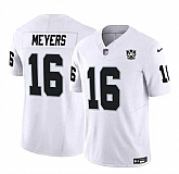 Men & Women & Youth Las Vegas Raiders #16 Jakobi Meyers White 2024 F.U.S.E 65th Anniversary Patch Vapor Stitched Jersey,baseball caps,new era cap wholesale,wholesale hats