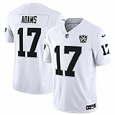 Men & Women & Youth Las Vegas Raiders #17 Davante Adams White 2024 F.U.S.E 65th Anniversary Patch Vapor Stitched Jersey,baseball caps,new era cap wholesale,wholesale hats