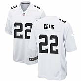 Men & Women & Youth Las Vegas Raiders #22 Roger Craig Nike White Vapor Limited Jersey,baseball caps,new era cap wholesale,wholesale hats