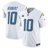 Men & Women & Youth Los Angeles Chargers #10 Justin Herbert White 2024 F.U.S.E. With 4-Star C Patch Vapor Untouchable Limited Stitched Jersey,baseball caps,new era cap wholesale,wholesale hats