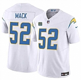 Men & Women & Youth Los Angeles Chargers #52 Khalil Mack White 2024 F.U.S.E. With 4-Star C Patch Vapor Untouchable Limited Stitched Jersey,baseball caps,new era cap wholesale,wholesale hats