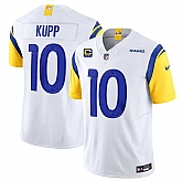 Men & Women & Youth Los Angeles Rams #10 Cooper Kupp White 2024 F.U.S.E With 4-Star C Patch Vapor Untouchable Limited Alternate Stitched Jersey,baseball caps,new era cap wholesale,wholesale hats