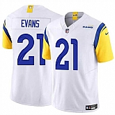 Men & Women & Youth Los Angeles Rams #21 Zach Evans White 2024 F.U.S.E Vapor Untouchable Stitched Jersey,baseball caps,new era cap wholesale,wholesale hats