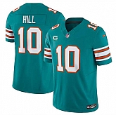 Men & Women & Youth Miami Dolphins #10 Tyreek Hill Aqua F.U.S.E Alternate With 3-Star C Patch Vapor Limited Stitched Jersey,baseball caps,new era cap wholesale,wholesale hats