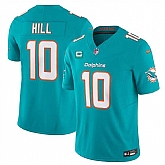 Men & Women & Youth Miami Dolphins #10 Tyreek Hill Aqua F.U.S.E With 3-Star C Patch Vapor Limited Stitched Jersey,baseball caps,new era cap wholesale,wholesale hats