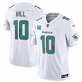 Men & Women & Youth Miami Dolphins #10 Tyreek Hill White F.U.S.E With 3-Star C Patch Vapor Limited Stitched Jersey,baseball caps,new era cap wholesale,wholesale hats