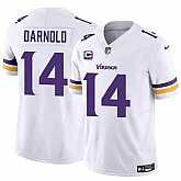 Men & Women & Youth Minnesota Vikings #14 Sam Darnold White 2024 F.U.S.E. With 4-Star C Patch Vapor Untouchable Limited Stitched Jersey,baseball caps,new era cap wholesale,wholesale hats