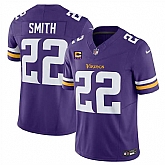 Men & Women & Youth Minnesota Vikings #22 Harrison Smith Purple 2024 F.U.S.E. With 4-Star C Patch Vapor Untouchable Limited Stitched Jersey,baseball caps,new era cap wholesale,wholesale hats