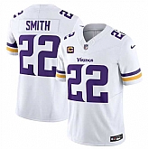 Men & Women & Youth Minnesota Vikings #22 Harrison Smith White 2024 F.U.S.E. With 4-Star C Patch Vapor Untouchable Limited Stitched Jersey,baseball caps,new era cap wholesale,wholesale hats