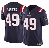 Men & Women & Youth New England Patriots #49 Joe Cardona Navy F.U.S.E. With 1-Star C Patch Vapor Limited Stitched Jersey,baseball caps,new era cap wholesale,wholesale hats