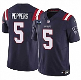 Men & Women & Youth New England Patriots #5 Jabrill Peppers Navy F.U.S.E. With 3-Star C Patch Vapor Limited Stitched Jersey,baseball caps,new era cap wholesale,wholesale hats