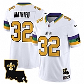 Men & Women & Youth New Orleans Saints #32 Tyrann Mathieu White 2024 F.U.S.E. Vapor Limited Stitched Jersey,baseball caps,new era cap wholesale,wholesale hats