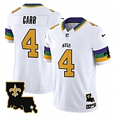 Men & Women & Youth New Orleans Saints #4 Derek Carr White 2024 F.U.S.E. Vapor Limited Stitched Jersey,baseball caps,new era cap wholesale,wholesale hats