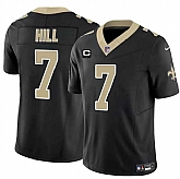 Men & Women & Youth New Orleans Saints #7 Taysom Hill Black 2024 F.U.S.E With 1-Star C Patch Vapor Limited Stitched Jersey,baseball caps,new era cap wholesale,wholesale hats