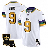 Men & Women & Youth New Orleans Saints #9 Drew Brees White 2024 F.U.S.E. Vapor Limited Stitched Jersey,baseball caps,new era cap wholesale,wholesale hats