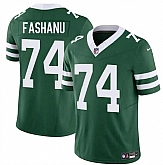 Men & Women & Youth New York Jets #74 Olu Fashanu Green 2024 F.U.S.E Throwback Limited Stitched Jersey,baseball caps,new era cap wholesale,wholesale hats