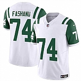 Men & Women & Youth New York Jets #74 Olu Fashanu White 2024 Classic Alternate Vapor F.U.S.E. Limited Stitched Jersey,baseball caps,new era cap wholesale,wholesale hats