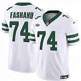 Men & Women & Youth New York Jets #74 Olu Fashanu White 2024 F.U.S.E. With Draft Patch Vapor Limited Stitched Jersey,baseball caps,new era cap wholesale,wholesale hats