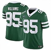 Men & Women & Youth New York Jets #95 Quinnen Williams Green 2024 F.U.S.E. With 2-Star C Patch Vapor Limited Stitched Jersey,baseball caps,new era cap wholesale,wholesale hats