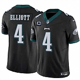 Men & Women & Youth Philadelphia Eagles #4 Jake Elliott Black F.U.S.E. With 3-Star C Patch Vapor Untouchable Limited Stitched Jersey,baseball caps,new era cap wholesale,wholesale hats