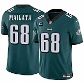 Men & Women & Youth Philadelphia Eagles #68 Jordan Mailata Green F.U.S.E With 1-Star C Patch Vapor Untouchable Limited Stitched Jersey,baseball caps,new era cap wholesale,wholesale hats