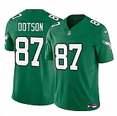 Men & Women & Youth Philadelphia Eagles #87 Jahan Dotson Kelly Green F.U.S.E Throwback Vapor Untouchable Limited Stitched Jersey,baseball caps,new era cap wholesale,wholesale hats