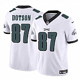 Men & Women & Youth Philadelphia Eagles #87 Jahan Dotson White F.U.S.E Vapor Untouchable Limited Stitched Jersey,baseball caps,new era cap wholesale,wholesale hats