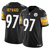 Men & Women & Youth Pittsburgh Steelers #97 Cameron Heyward Black F.U.S.E. With Walter Payton Patch Vapor Limited Stitched Jersey,baseball caps,new era cap wholesale,wholesale hats