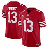 Men & Women & Youth San Francisco 49ers #13 Brock Purdy Red 2024 F.U.S.E. With 2-Star C Patch Vapor Untouchable Limited Stitched Jersey,baseball caps,new era cap wholesale,wholesale hats