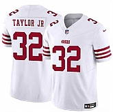 Men & Women & Youth San Francisco 49ers #32 Patrick Taylor Jr White 2024 F.U.S.E. Vapor Untouchable Limited Stitched Jersey,baseball caps,new era cap wholesale,wholesale hats