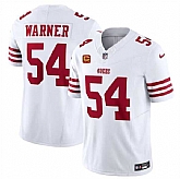 Men & Women & Youth San Francisco 49ers #54 Fred Warner White 2024 F.U.S.E. With 4-Star C Patch Vapor Untouchable Limited Stitched Jersey,baseball caps,new era cap wholesale,wholesale hats