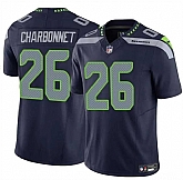 Men & Women & Youth Seattle Seahawks #26 Zach Charbonnet Navy 2024 F.U.S.E Vapor Limited Stitched Jersey,baseball caps,new era cap wholesale,wholesale hats