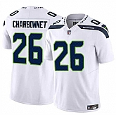 Men & Women & Youth Seattle Seahawks #26 Zach Charbonnet White 2024 F.U.S.E Vapor Limited Stitched Jersey,baseball caps,new era cap wholesale,wholesale hats