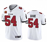 Men & Women & Youth Tampa Bay Buccaneers #54 Lavonte David White 2024 With 4-Star C Patch Vapor Limited Stitched Jersey,baseball caps,new era cap wholesale,wholesale hats