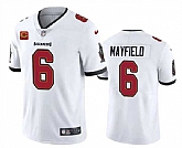 Men & Women & Youth Tampa Bay Buccaneers #6 Baker Mayfield White 2024 With 4-Star C Patch Vapor Limited Stitched Jersey,baseball caps,new era cap wholesale,wholesale hats