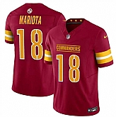 Men & Women & Youth Washington Commanders #18 Marcus Mariota Burgundy 2024 F.U.S.E Vapor Limited Stitched Jersey,baseball caps,new era cap wholesale,wholesale hats