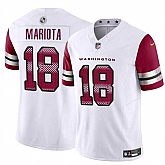 Men & Women & Youth Washington Commanders #18 Marcus Mariota White 2024 F.U.S.E Vapor Limited Stitched Jersey,baseball caps,new era cap wholesale,wholesale hats